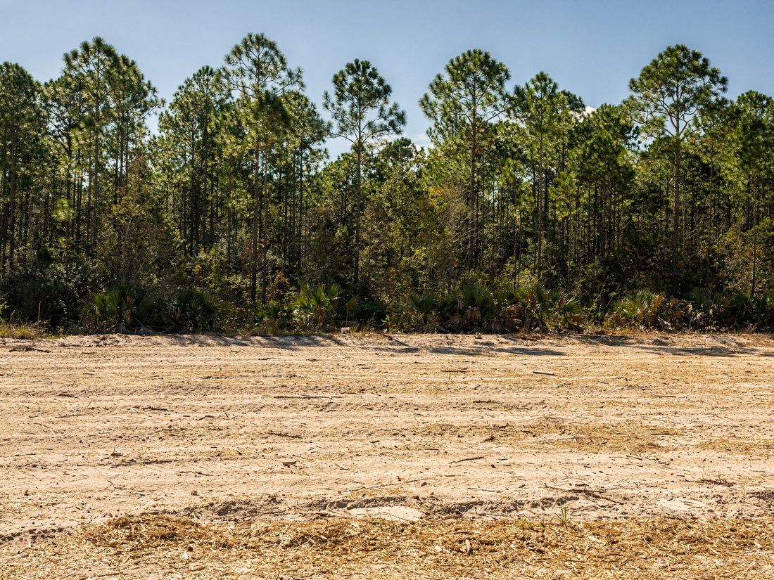 Cleared and graded lot ready for construction in Orlando, FL